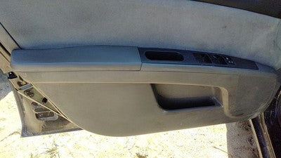 07-09 Sentra Driver Left Front Door Trim Panel With Master Switch Charcoal W