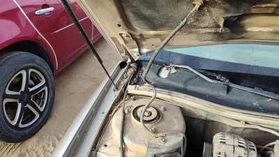 1997-1998 Buick Century Passenger Right Hood Hinge Oem Silver 10265736