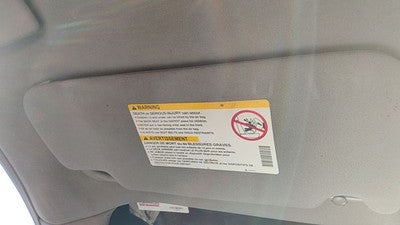 2005-2007 Cadillac Sts Driver Left Sun Visor Oem Gray 132 89023252