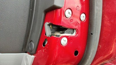 2006-2010 Dodge Charger Passenger Right Rear Door Latch With Rods/Cables Back
