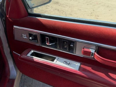 1986 Olds 88 Passenger Right Front Door Trim Panel With Switches Red