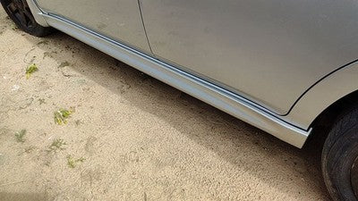 2007-12 Sentra Sr Driver Left Lower Rocker Panel Moulding Side Skirt Silver K23