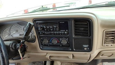 00-02 Silverado 2500 Hd Trim Bezel Around Speedometer Dash Surround Panel Tan