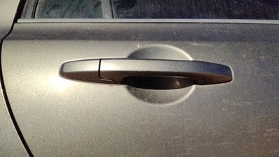06-11 Honda Civic Passenger Right Rear Outside Door Handle Sedan Gy Galaxy Gray