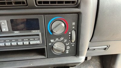 1995-1997 S10 Blazer Temperature Control Module In Dash Heater Ac Head Unit Oem