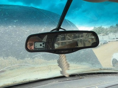 2000-2008 Ford Expedition Inside Rear View Mirror Oem Windshield Mounted