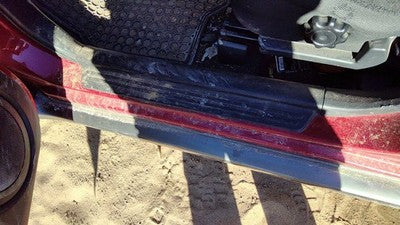 2004 Mitsubishi Outlander Driver Left Lower Sill Step Moulding Trim Panel Black