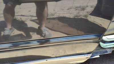 97-04 Buick Regal Passenger Right Rear Upper Moulding From Door Oem Back Black