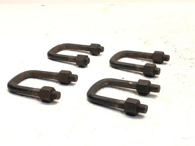 1961 Ford F100 Pickup Unibody Set Of Front Spring U-Bolts With Knuts Oem Leaf