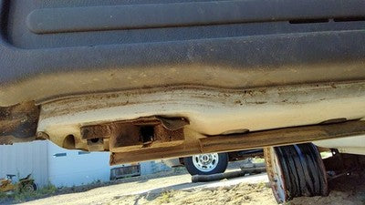 98-01 Ram 1500 Passenger Right Rear Door Latch With Rods/Cables Back Upper Lower