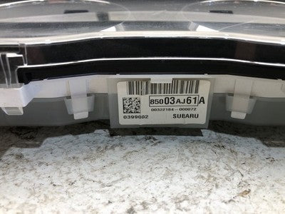 2012 Legacy Outback Speedometer Cluster Instrument Gauges Panel Oem Dash At 2.5L