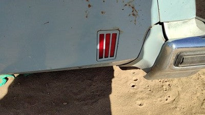 1975 Cutlass Supreme Driver Left Rear Side Marker Oem 2 Door Coupe