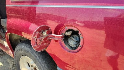 1994 Ford Explorer Fuel Tank Door With Hinge Gas Lid Oem Filler Red