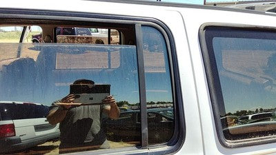 1991-1997 Ford Explorer Driver Left Rear Vent Window Back Door Glass With Frame