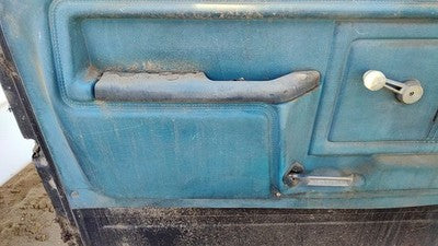 1982 Ford F150 Driver Left Front Door Trim Panel Manual Windows Oem Blue