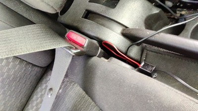 2006-2011 Chevy Hhr Passenger Right Front Seat Belt Buckle Receiver Black 19B