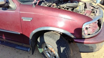 1997-2002 Ford Expedition Passenger Right Front Fender Oem Maroon Jl F85z16005ca