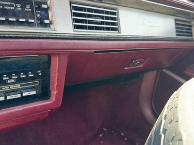 1986-1988 Olds 88 Lower Dash Under Column Knee Bolster Trim Panel Oem 25532007