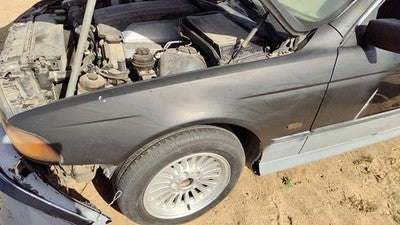 1997-2002 Bmw 540I Driver Left Front Fender Oem Black 41358162133
