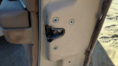 1984 Ford Tempo Passenger Right Front Door Latch With Rods/Cables Oem