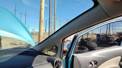 2015 Versa Note Passenger Right A Pillar Trim Windshield Post Panel Charcoal G