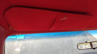 1989 Ford F150 Pair Of Sun Visors Left Right Bolts Hardware Oem Rh Red