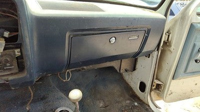 1984 Dodge Ram W250 Glove Box Assembly Complete Door With Latch Oem Blue