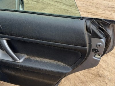 08-09 Legacy Outback Passenger Rear Door Trim Panel With Switches Back Black