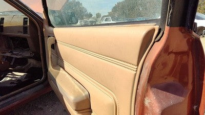 1985 Pontiac Sunbird Passenger Right Door Trim Panel Manual Windows Oem Tan