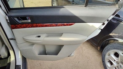 12 Subaru Legacy Outback Passenger Right Rear Door Trim Panel Wth Switches Ivory