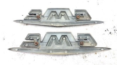 1958 Chevy Gmc 300 Full Size Fender Emblems Badges Pair Set Oem 2362154