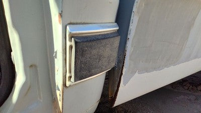 1984 Dodge D350 Driver Left Rear Lower Moulding On Cab Corner Oem