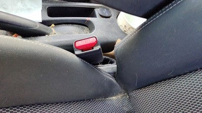 2016-2019 Nissan Versa Driver Left Front Seat Belt Buckle Receiver Charcoal G