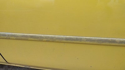 2000-2005 Dodge Neon Driver Left Rear Moulding From Door Back Trim Strip Yellow