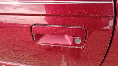 98-02 Cadillac Eldorado Driver Left Front Outside Door Handle Crimson Red 86U