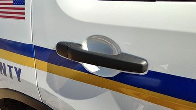 11-19 Explorer Police Interceptor Passenger Right Rear Outside Door Handle Back