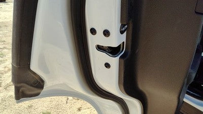 11-19 Police Interceptor Driver Left Rear Door Latch With Rods/Cables Back