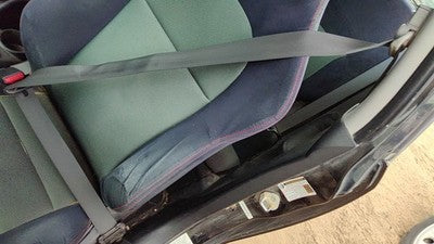02-05 Civic Hatchback Si Driver Left Front Seat Belt Retractor Shoulder Black Bk