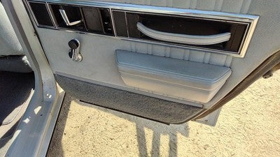 1990 Olds 88 Passenger Right Rear Door Trim Panel Back Gray