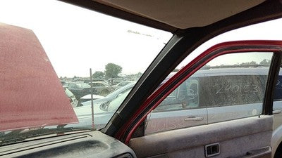 1995 Nissan Pathfinder Passenger Right A Pillar Trim Windshield Post Panel Gray