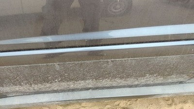05-09 Equinox Driver Left Front Moulding From Door Trim Strip Granite Gray 44U