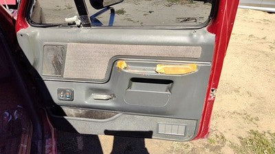 1991 Ford F150 Passenger Right Front Door Trim Panel With Switches Gray