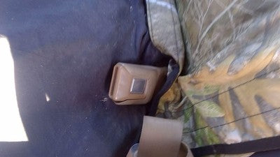 1986 Isuzu Pup Pickup Driver Left Front Seat Belt Buckle Receiver Oem Brown