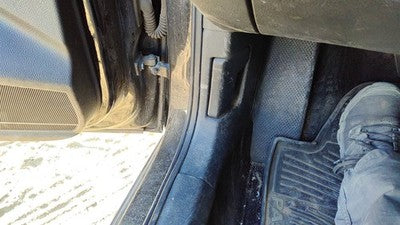 2013 Vw Passat Driver Left Lower Kick Trim Panel Oem Black Tb