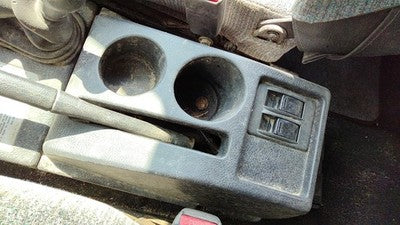 1997 Suzuki Sidekick Center Floor Console Assembly Oem Gray Gri