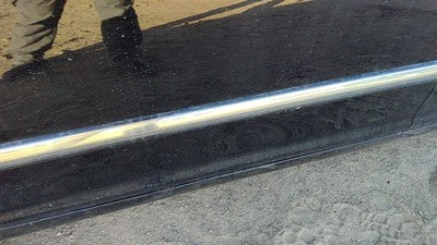 2004-2005 Hyundai Xg350 Driver Left Front Moulding From Door Trim Strip Black
