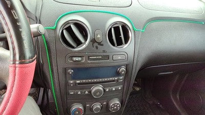 2006-2011 Chevy Hhr Trim Bezel Around Radio Surround Dash Panel Oem Black 19B