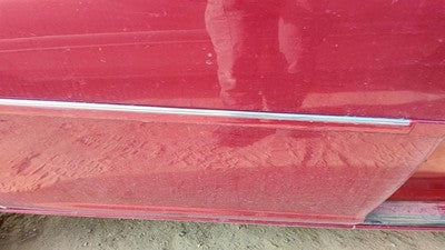 06-07 Lucerne Passenger Right Rear Moulding From Door Back Trim Crimson 86U