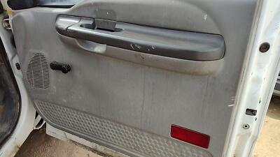 99-01 F250 Super Duty Passenger Right Front Inside Door Trim Panel Only Oem Gray