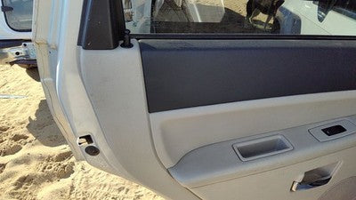 08-10 Grand Cherokee Driver Left Rear Door Trim Panel With Switches Back Gray D1
